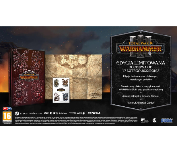 CREATIVE ASSEMBLY Total War: Warhammer III Metal Case Limited Edition PC - 629357 - zdjęcie 3